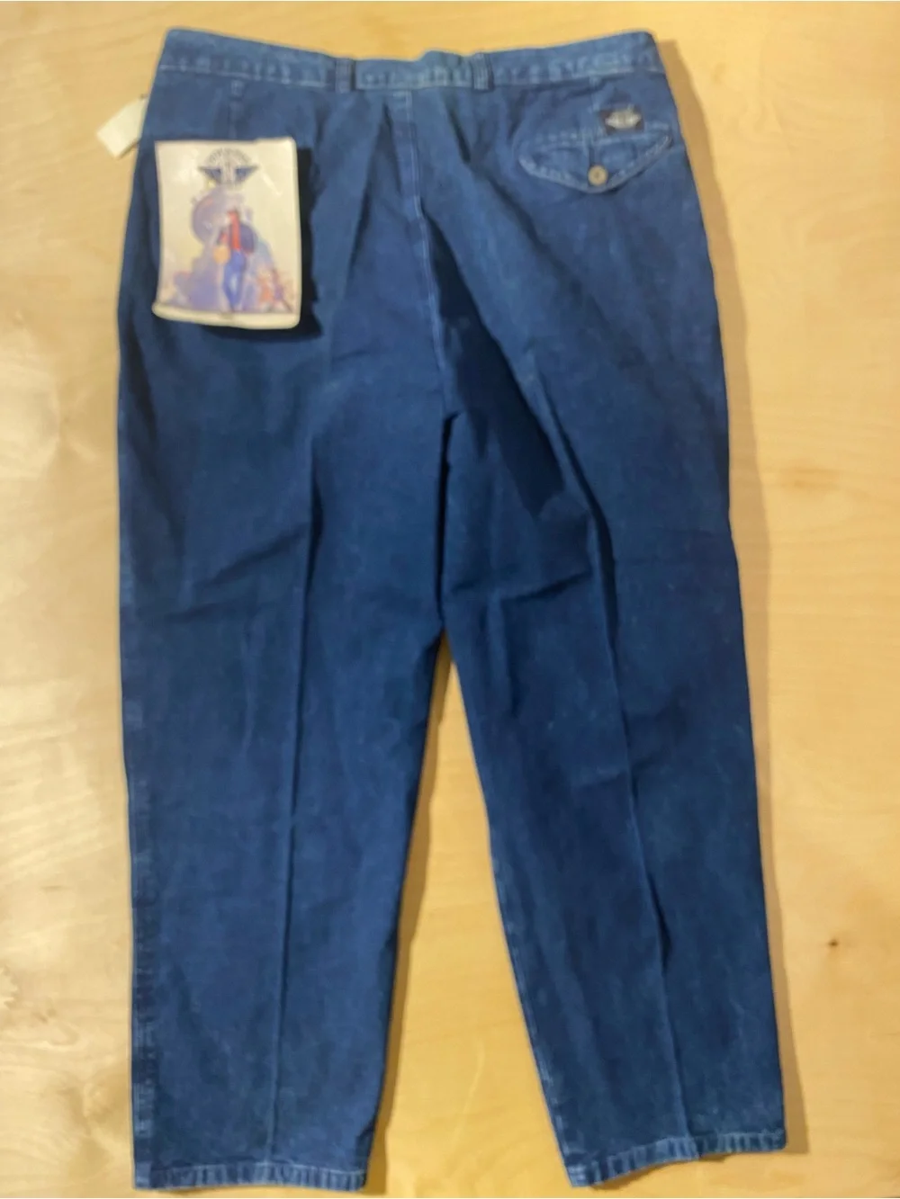 Dockers Men's Dark Blue Jeans - Classic Fit 38 x 32 (SX)